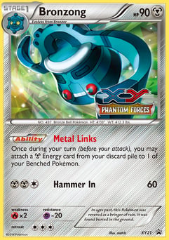 Bronzong XY21 XY Black Star Promos