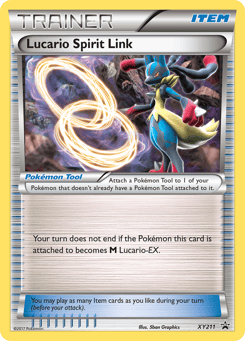 Lucario Spirit Link XY211 XY Black Star Promos