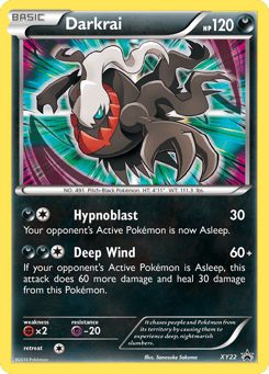 Darkrai XY22 XY Black Star Promos
