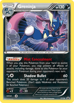 Greninja XY24 XY Black Star Promos