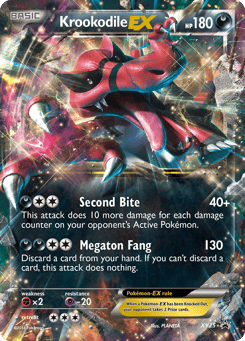 Krookodile-EX XY25 XY Black Star Promos