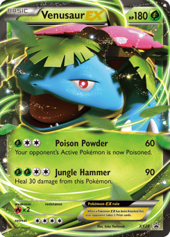 Venusaur-EX XY28 XY Black Star Promos