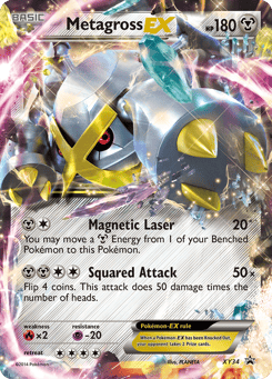 Metagross-EX XY34 XY Black Star Promos
