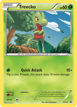 Treecko XY36 XY Black Star Promos