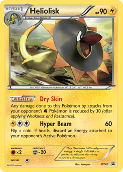 Heliolisk XY47 XY Black Star Promos