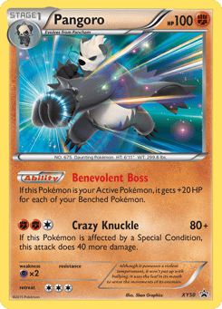 Pangoro XY50 XY Black Star Promos