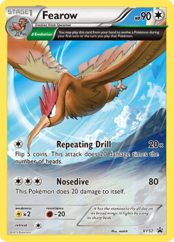 Fearow XY57 XY Black Star Promos