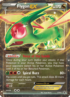 Flygon-EX XY61 XY Black Star Promos