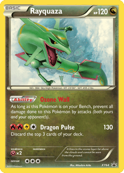 Rayquaza XY64 XY Black Star Promos