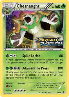 Chesnaught XY68 XY Black Star Promos