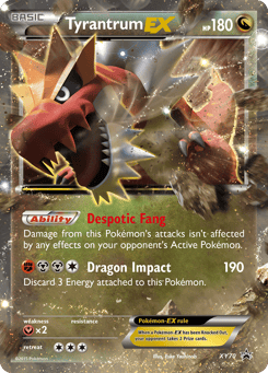 Tyrantrum-EX XY70 XY Black Star Promos