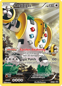 Regigigas XY82 XY Black Star Promos