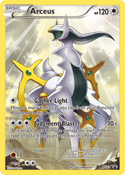 Arceus XY83 XY Black Star Promos