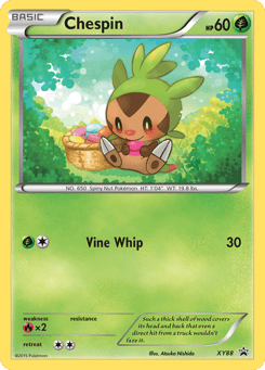 Chespin XY88 XY Black Star Promos