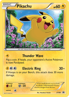 Pikachu XY89 XY Black Star Promos