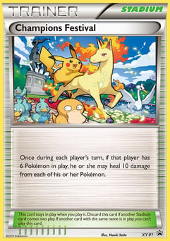 Champions Festival XY91 XY Black Star Promos