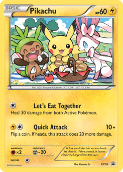 Pikachu XY95 XY Black Star Promos