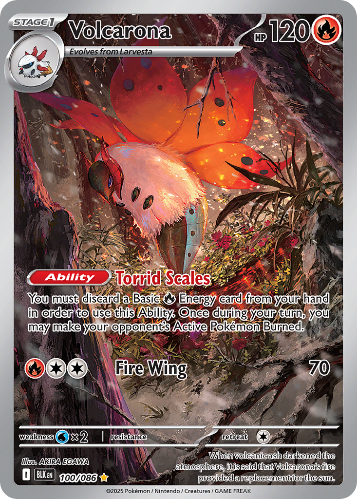 Volcarona 100/086 Black Bolt