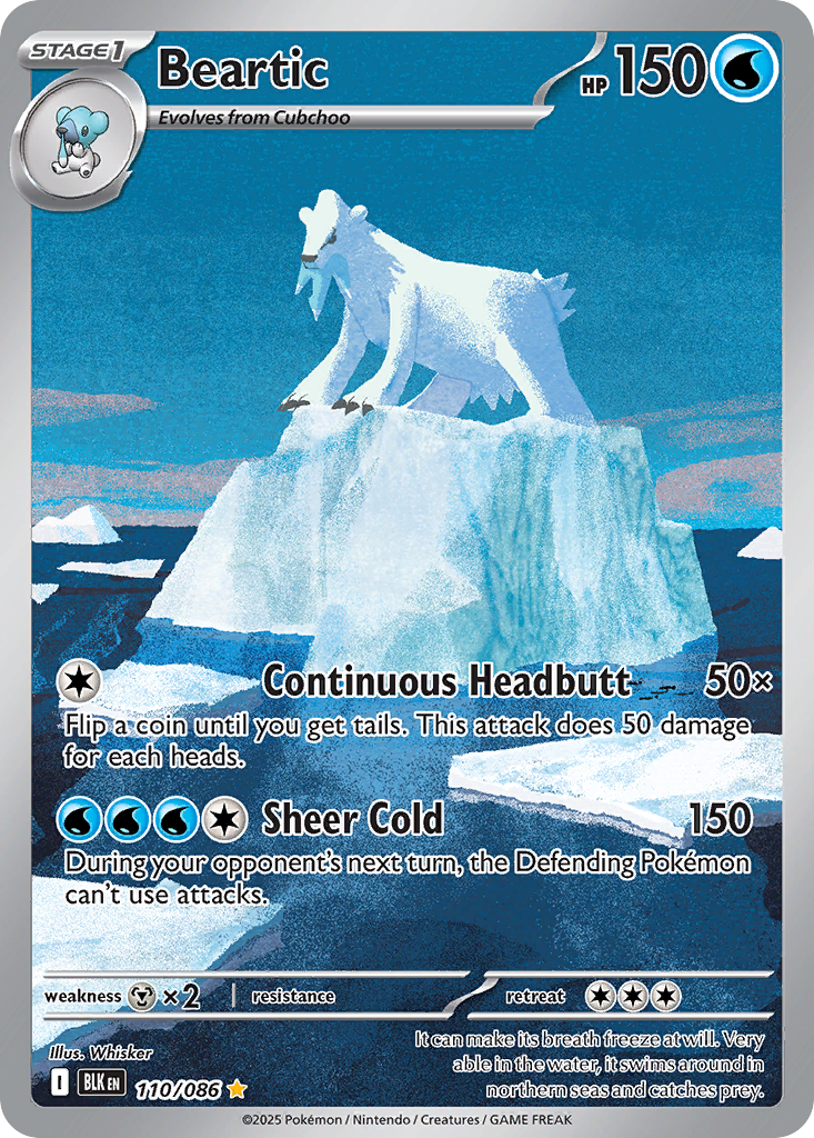 Beartic 110/086 Black Bolt