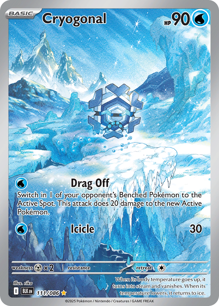 Cryogonal 111/086 Black Bolt