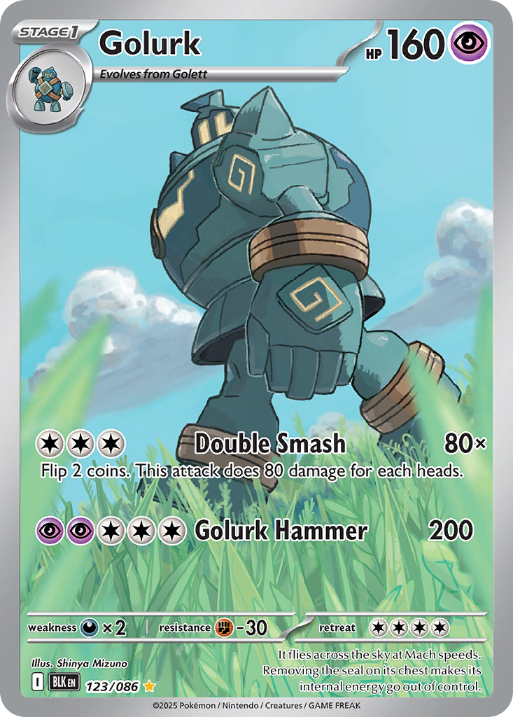 Golurk 123/086 Black Bolt
