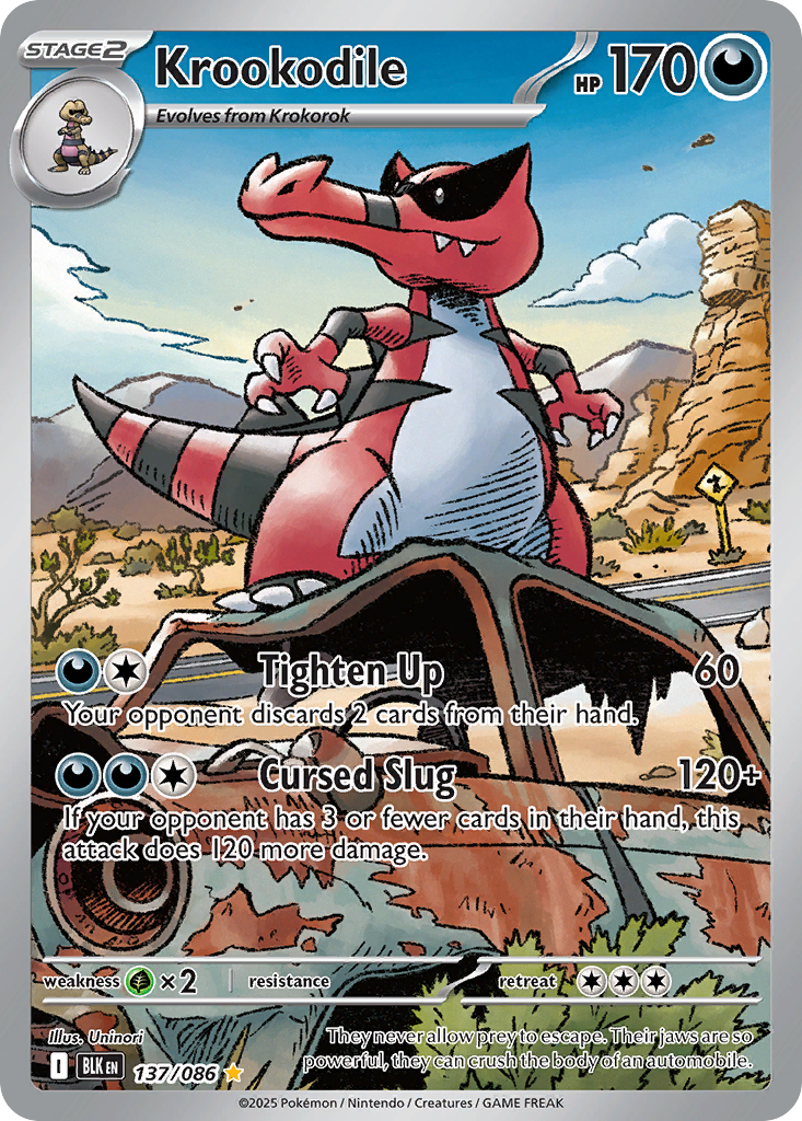 Krookodile 137/086 Black Bolt