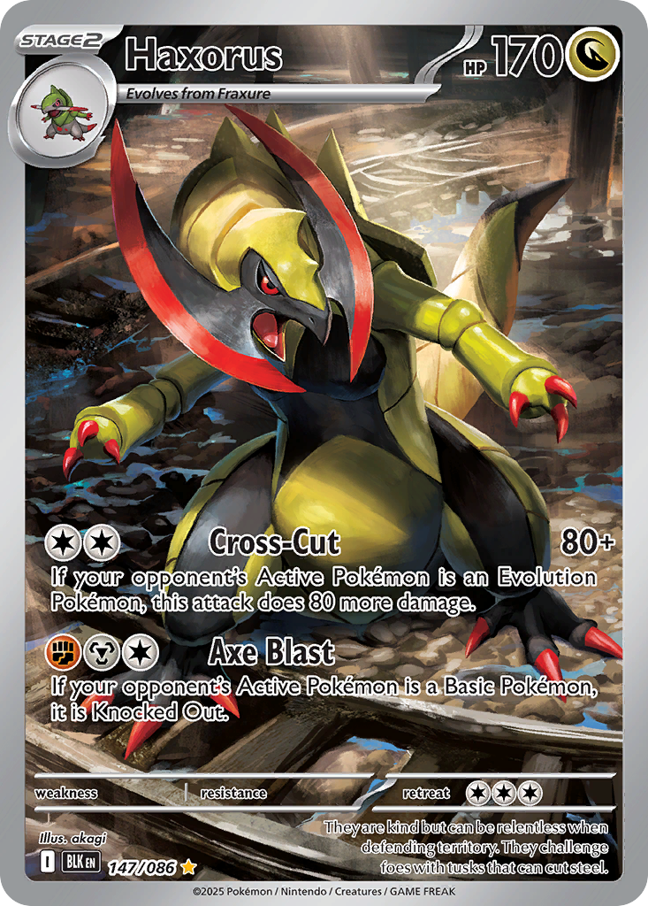Haxorus 147/086 Black Bolt