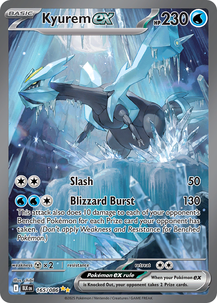 Kyurem ex 165/086 Black Bolt