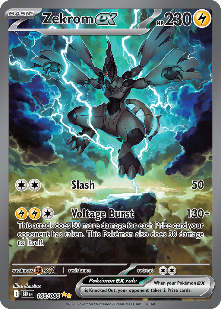 Zekrom ex 166/086 Black Bolt