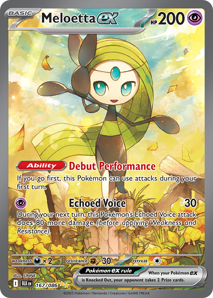 Meloetta ex 167/086 Black Bolt