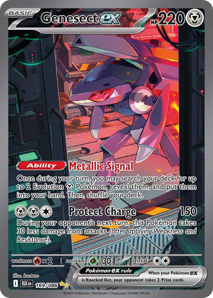 Genesect ex 169/086 Black Bolt