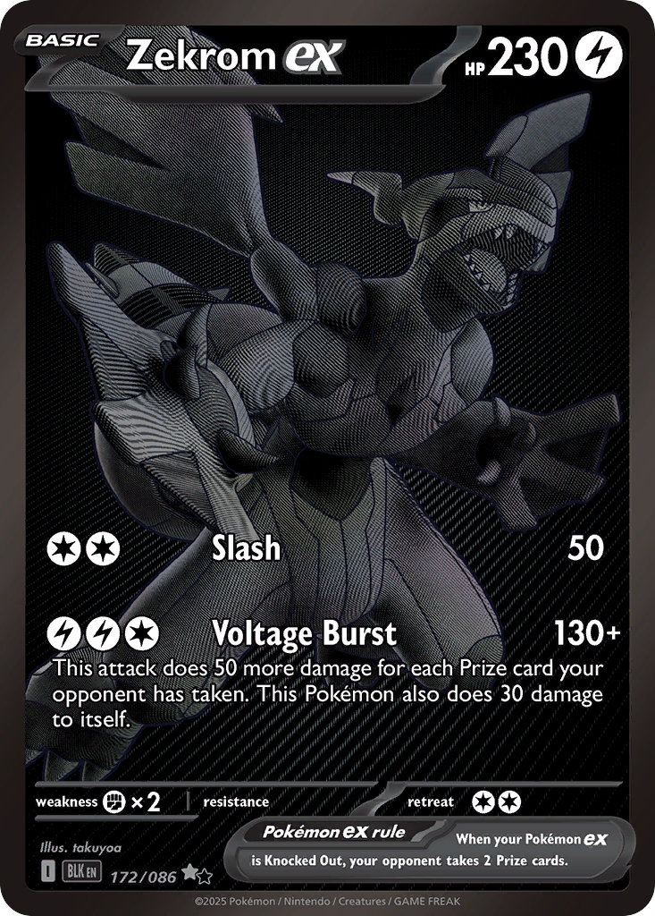 Zekrom ex 172/086 Black Bolt