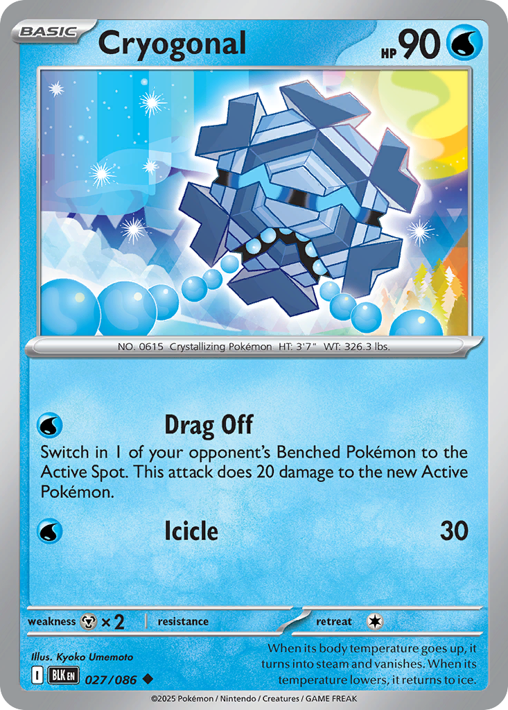 Cryogonal 027/086 Black Bolt
