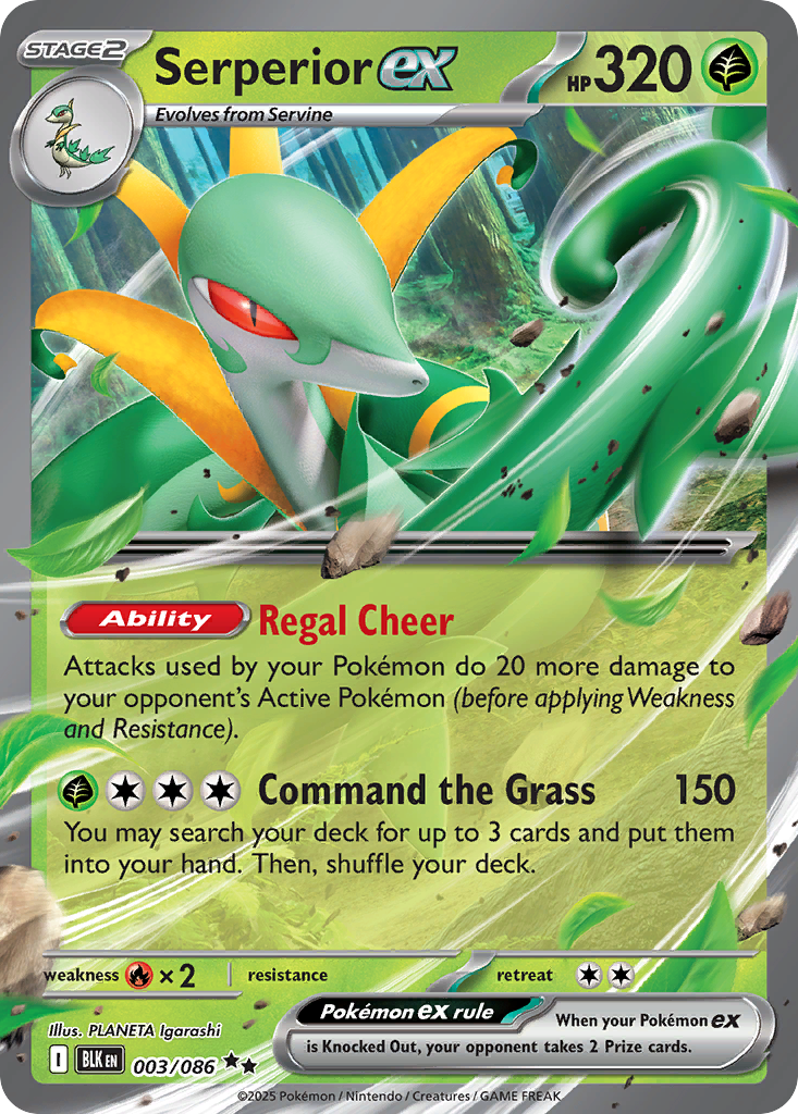 Serperior ex 003/086 Black Bolt
