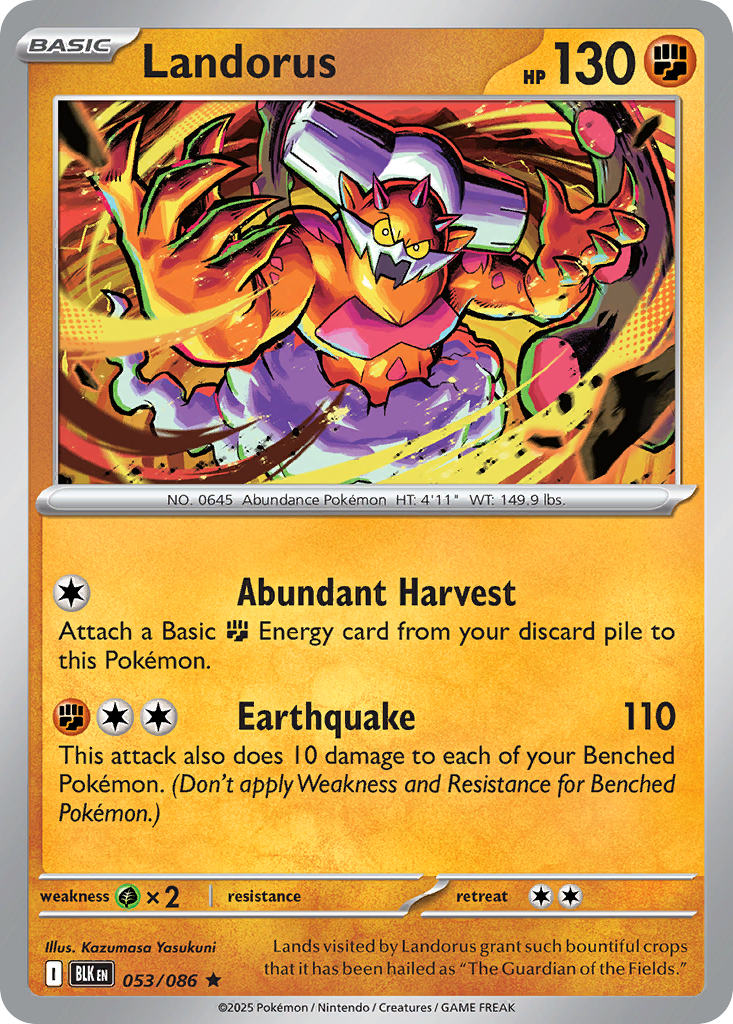 Landorus 053/086 Black Bolt