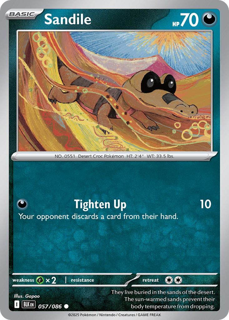 Sandile 057/086 Black Bolt