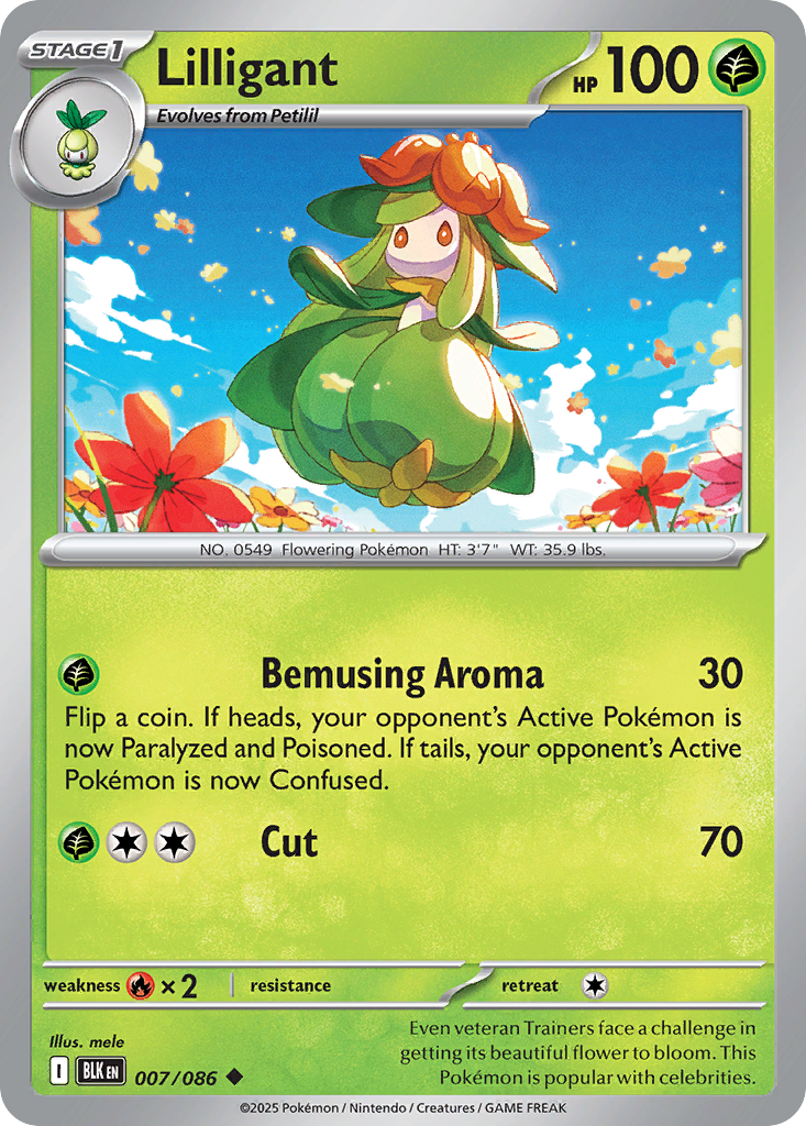 Lilligant 007/086 Black Bolt