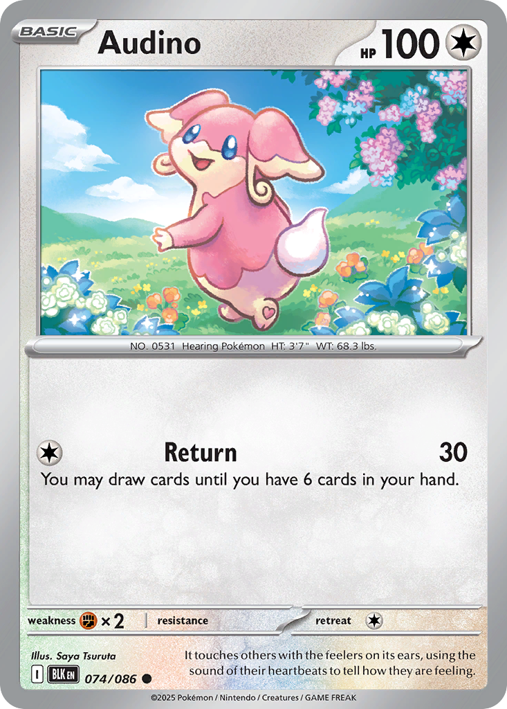 Audino 074/086 Black Bolt