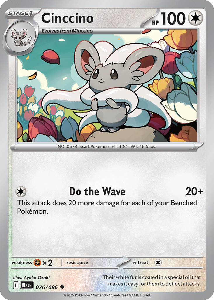 Cinccino 076/086 Black Bolt