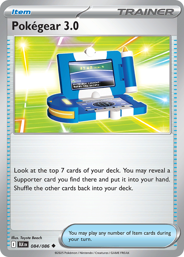 Pokégear 3.0 084/086 Black Bolt