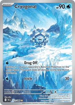 Cryogonal 111/086 Black Bolt