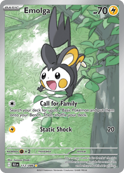 Emolga 112/086 Black Bolt