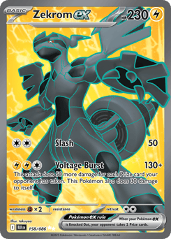 Zekrom ex 158/086 Black Bolt