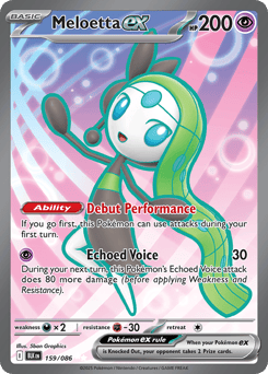 Meloetta ex 159/086 Black Bolt