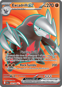 Excadrill ex 160/086 Black Bolt