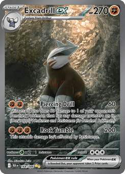 Excadrill ex 168/086 Black Bolt