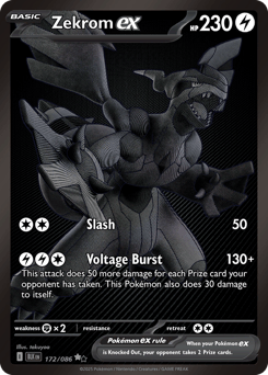 Zekrom ex 172/086 Black Bolt