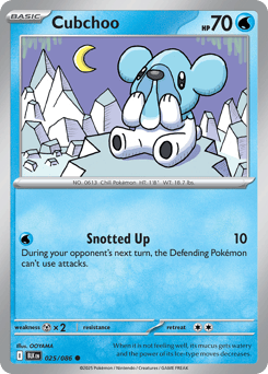 Cubchoo 025/086 Black Bolt