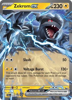 Zekrom ex 034/086 Black Bolt