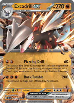 Excadrill ex 046/086 Black Bolt